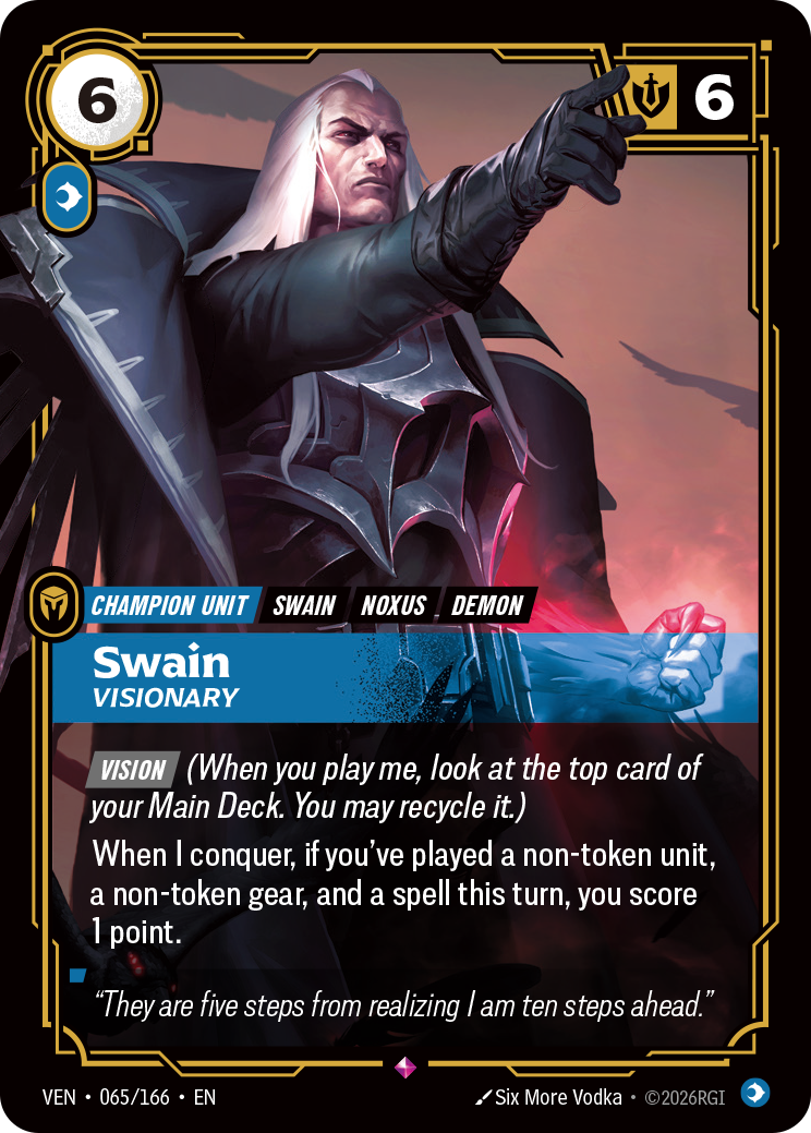 Riftbound Champion Unit: Swain