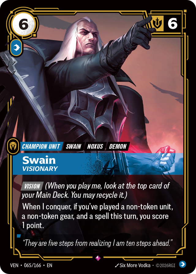 Riftbound Champion Unit: Swain