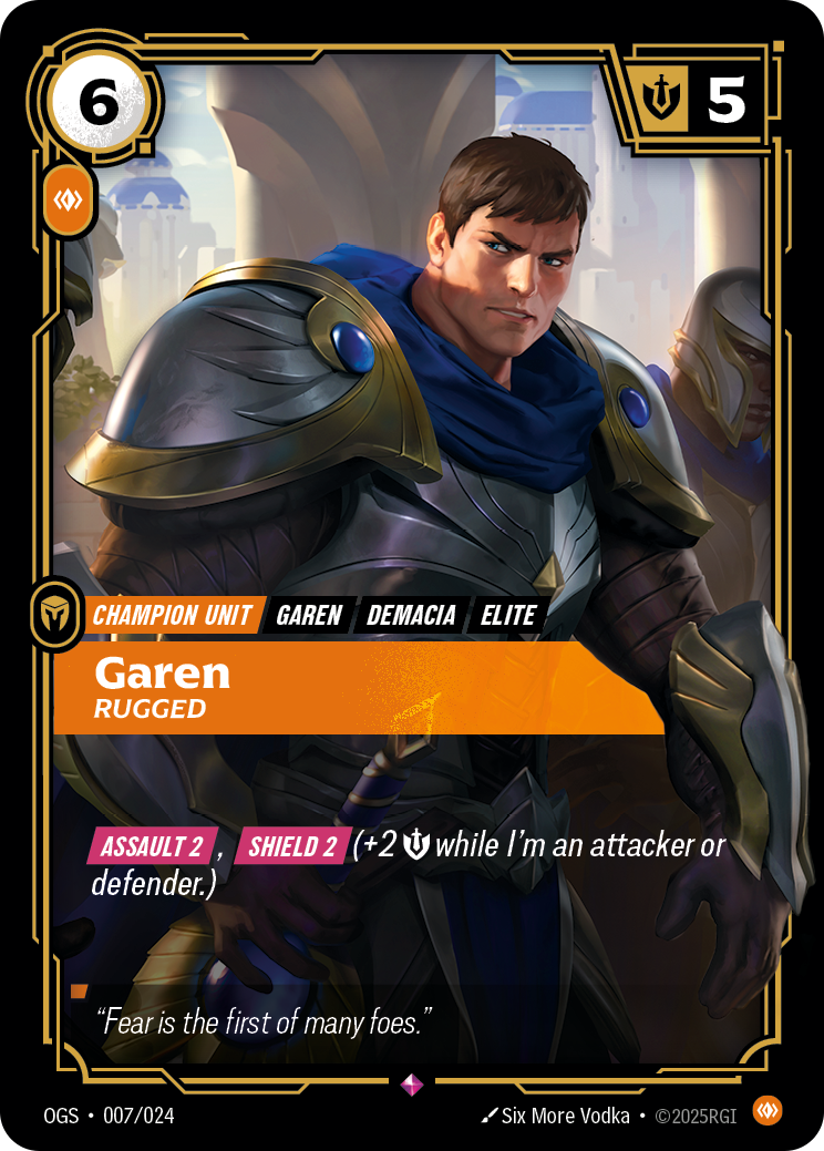 Riftbound Champion Unit: Garen