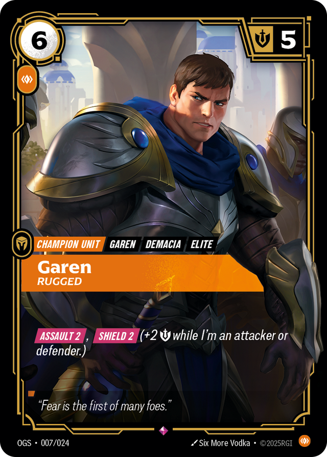 Riftbound Champion Unit: Garen
