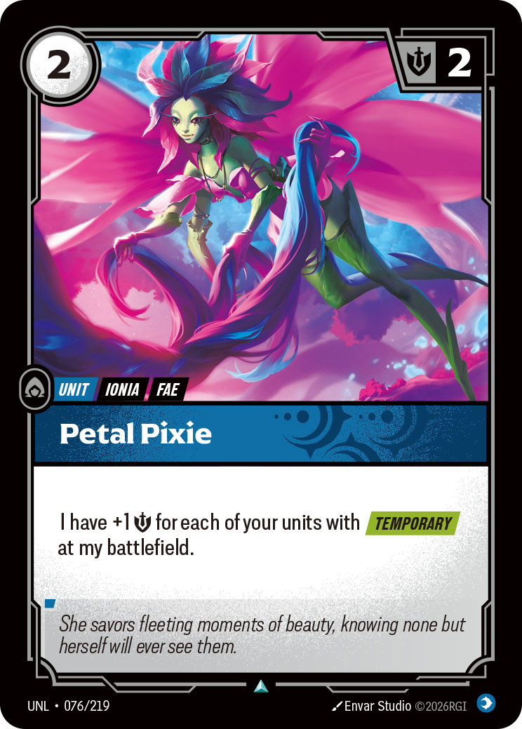 Riftbound Unit: Petal Pixie