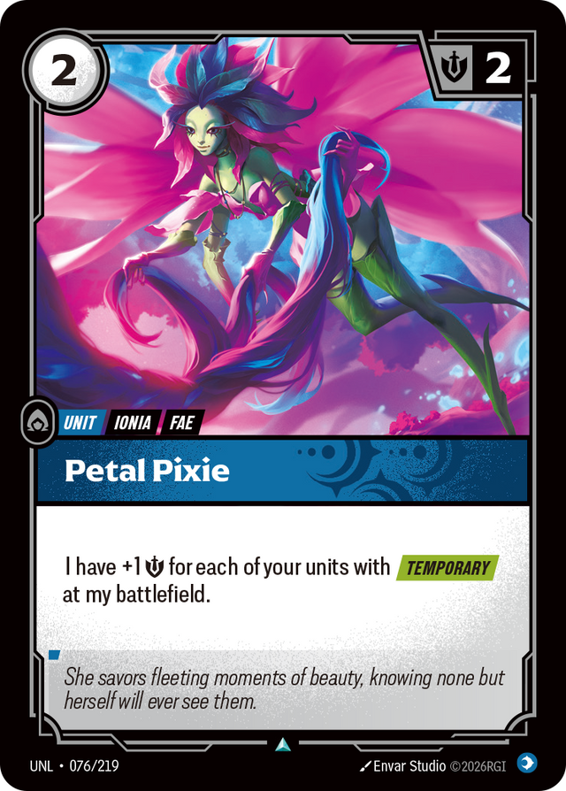 Riftbound Unit: Petal Pixie