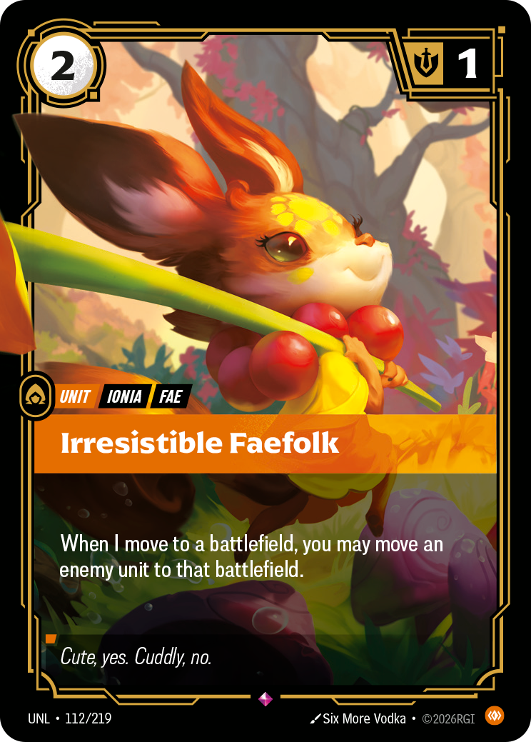 Riftbound Unit: Irresistible Faefolk