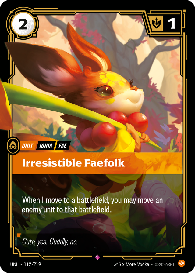Riftbound Unit: Irresistible Faefolk