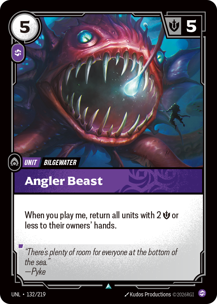 Riftbound Unit: Angler Beast