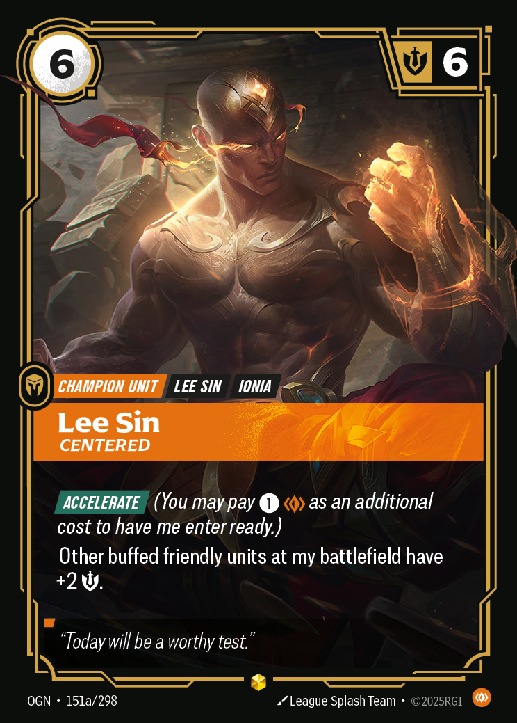 Riftbound Champion Unit: Lee Sin