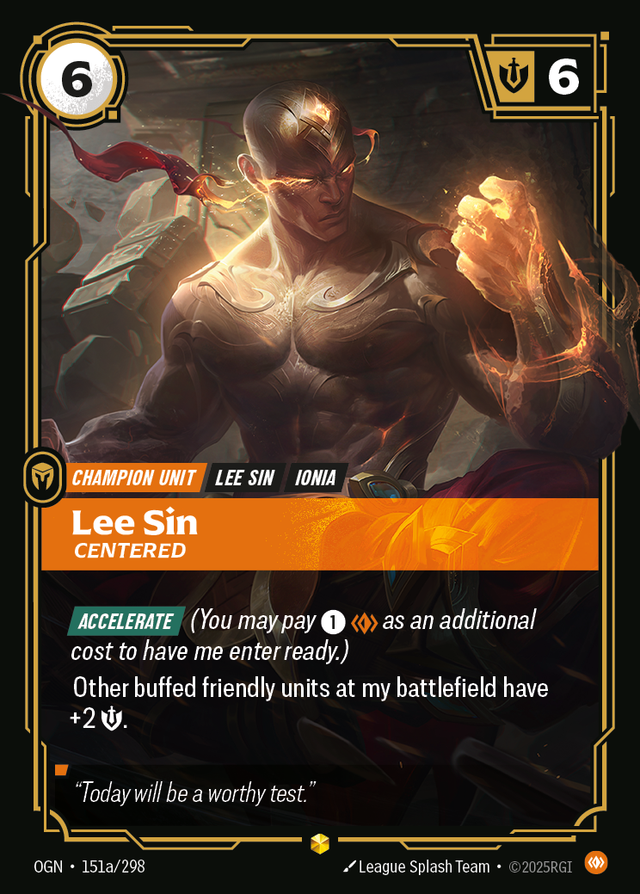 Riftbound Champion Unit: Lee Sin