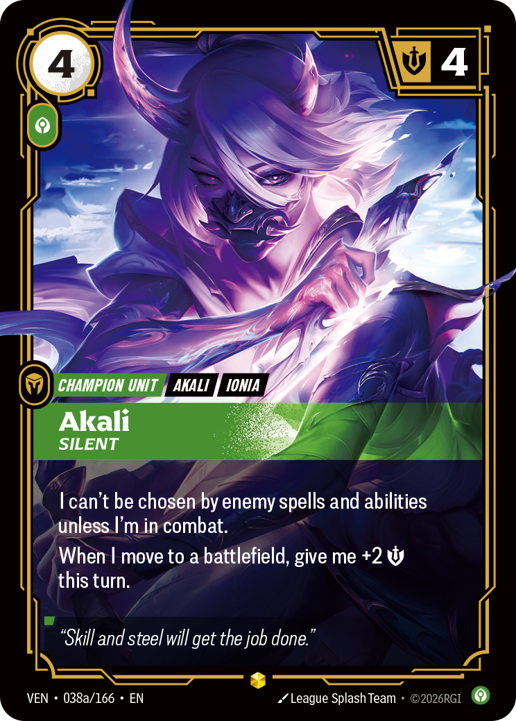 Riftbound Champion Unit: Akali