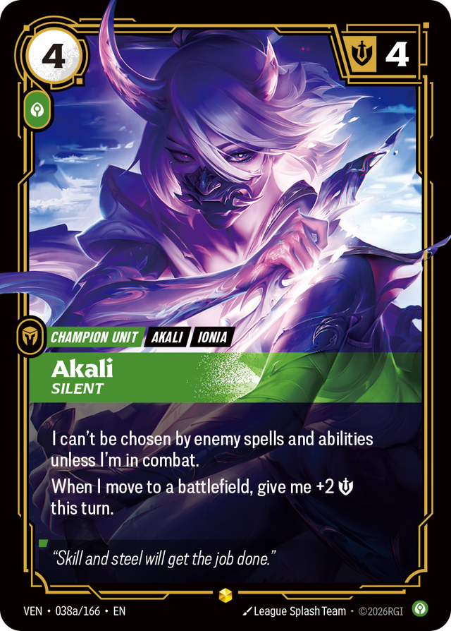 Riftbound Champion Unit: Akali