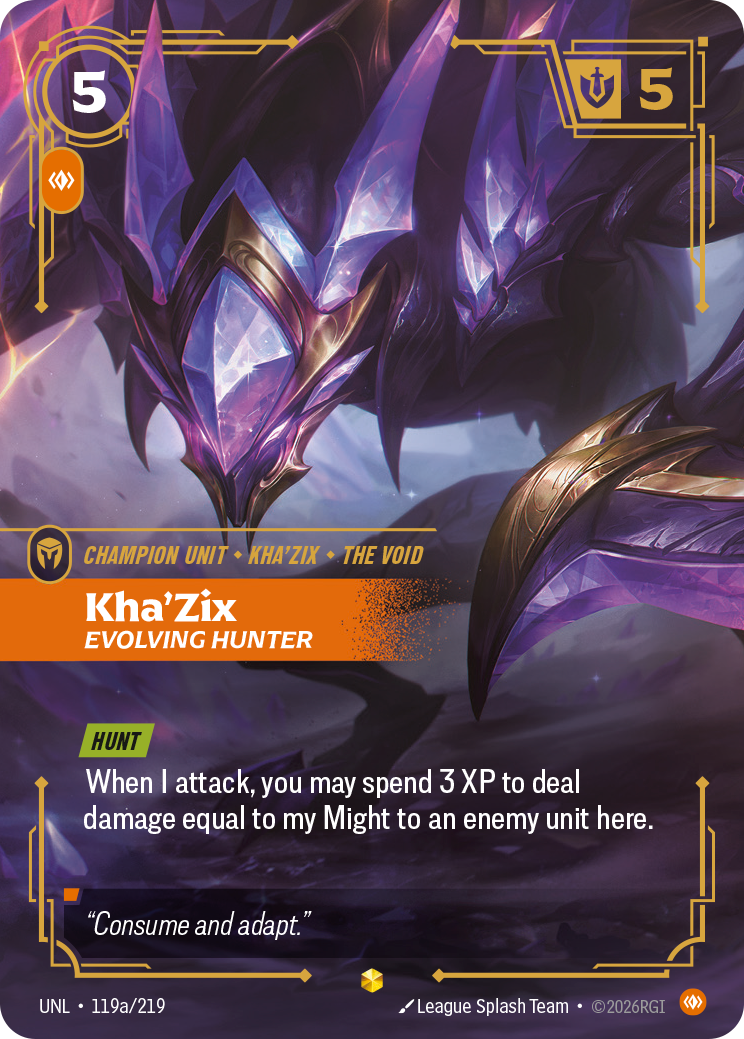 Riftbound Champion Unit: Kha'Zix