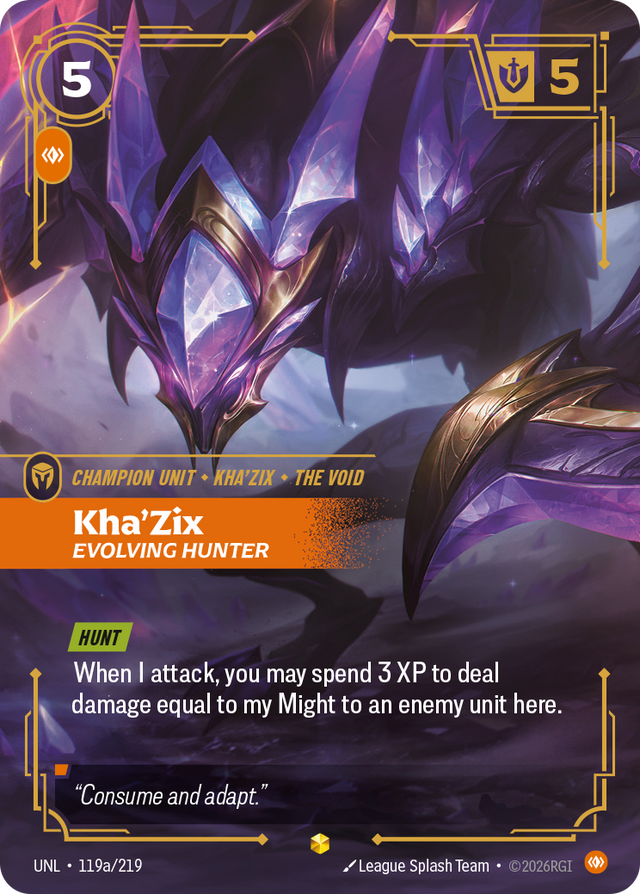Riftbound Champion Unit: Kha'Zix