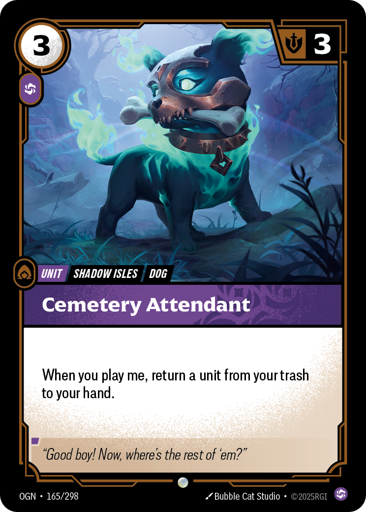 Riftbound Unit: Cemetery Attendant
