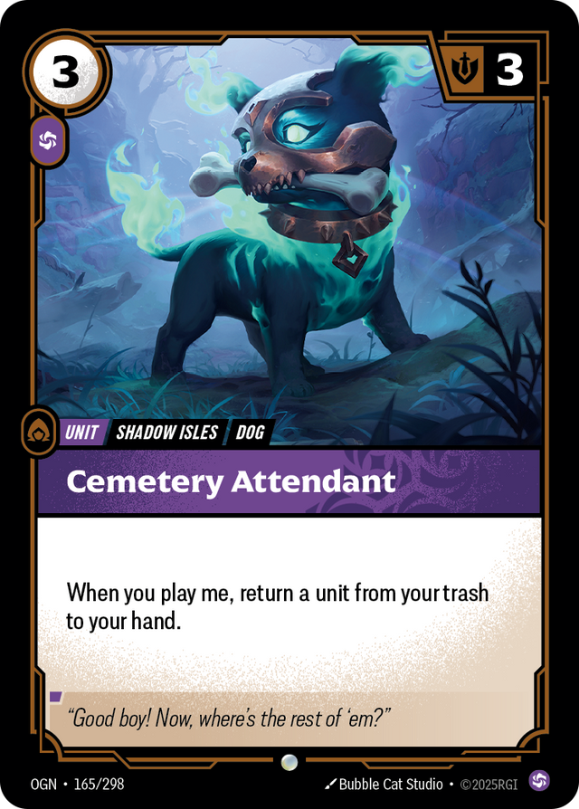 Riftbound Unit: Cemetery Attendant