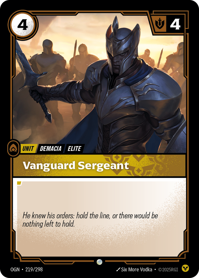 Riftbound Unit: Vanguard Sergeant