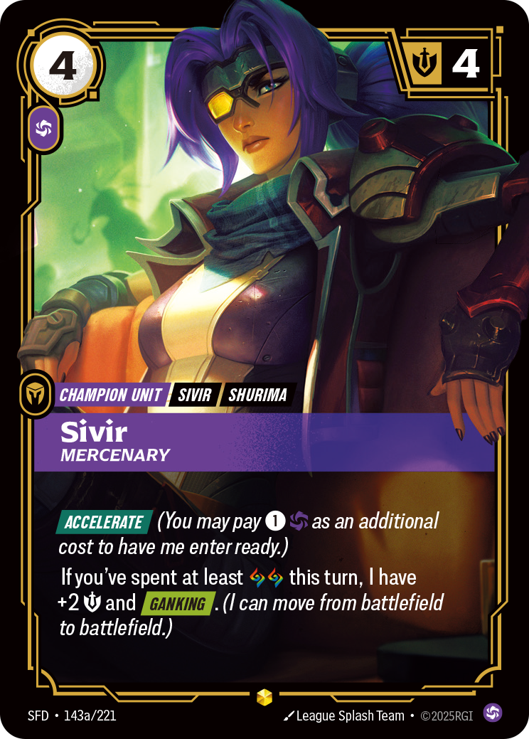 Riftbound Champion Unit: Sivir