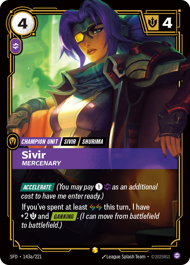 Riftbound Champion Unit: Sivir