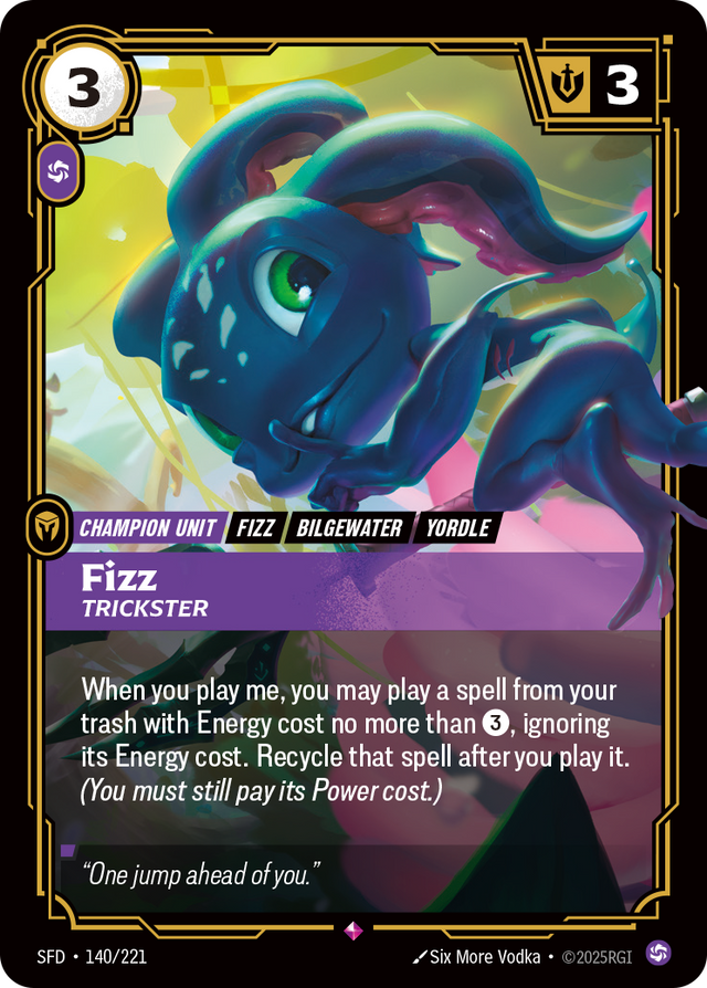 Riftbound Champion Unit: Fizz