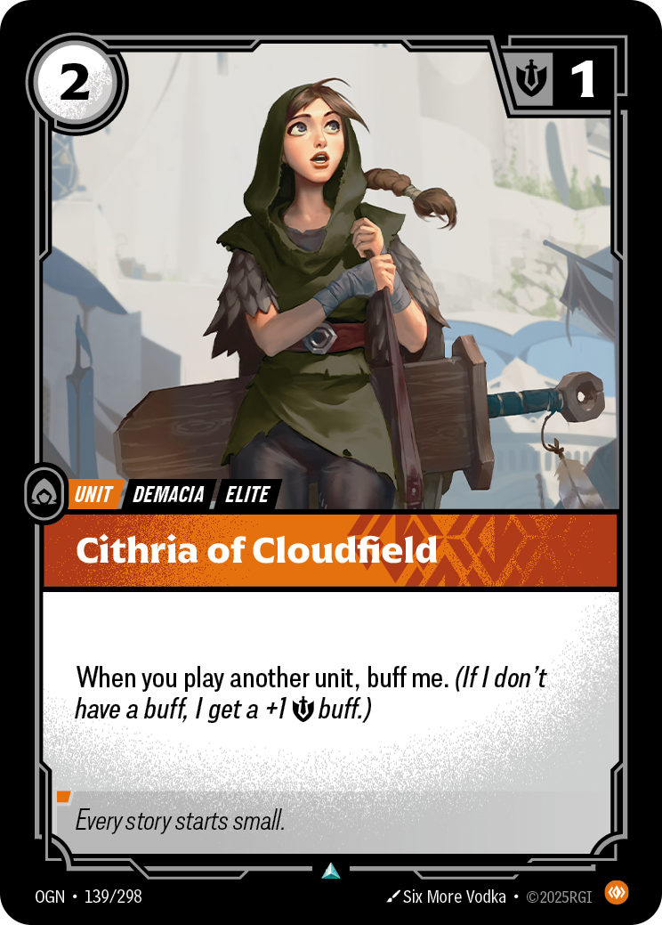 Riftbound Unit: Cithria of Cloudfield