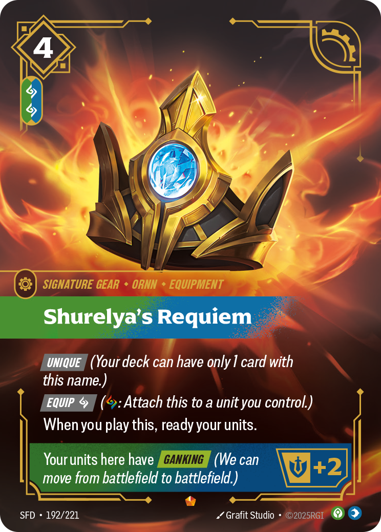 Riftbound Gear: Shurelya's Requiem