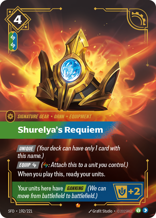 Riftbound Gear: Shurelya's Requiem