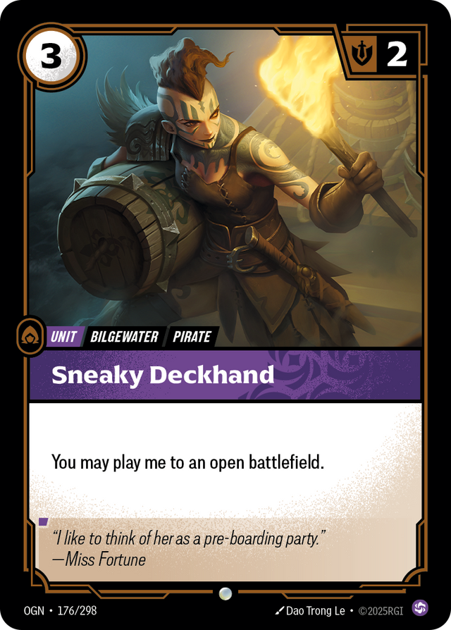 Riftbound Unit: Sneaky Deckhand