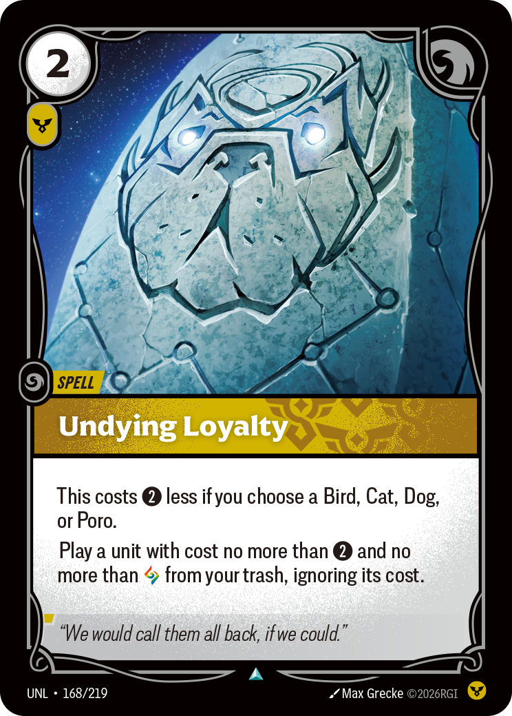 Riftbound Spell: Undying Loyalty
