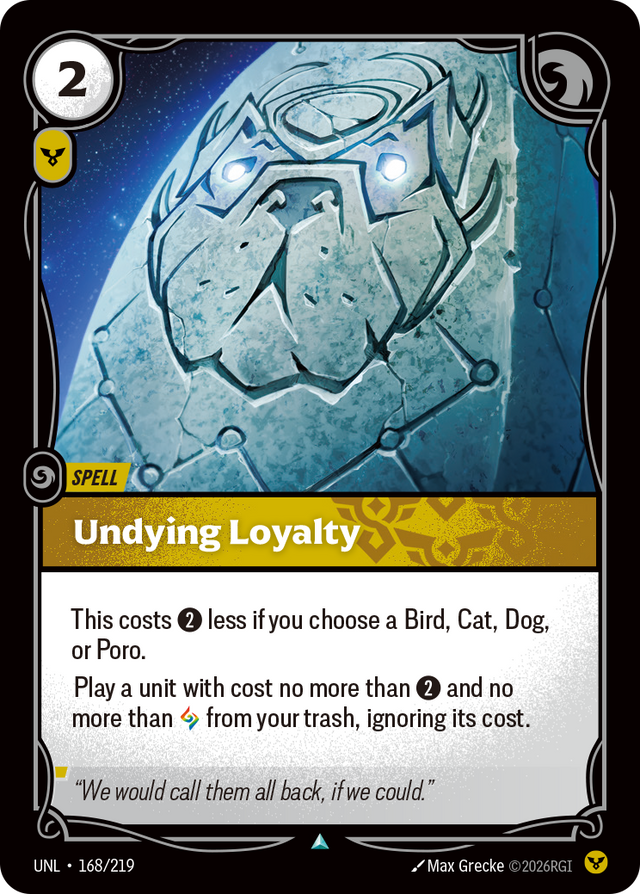 Riftbound Spell: Undying Loyalty