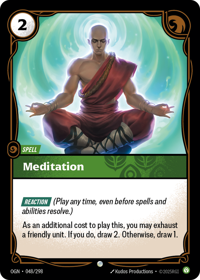 Riftbound Spell: Meditation