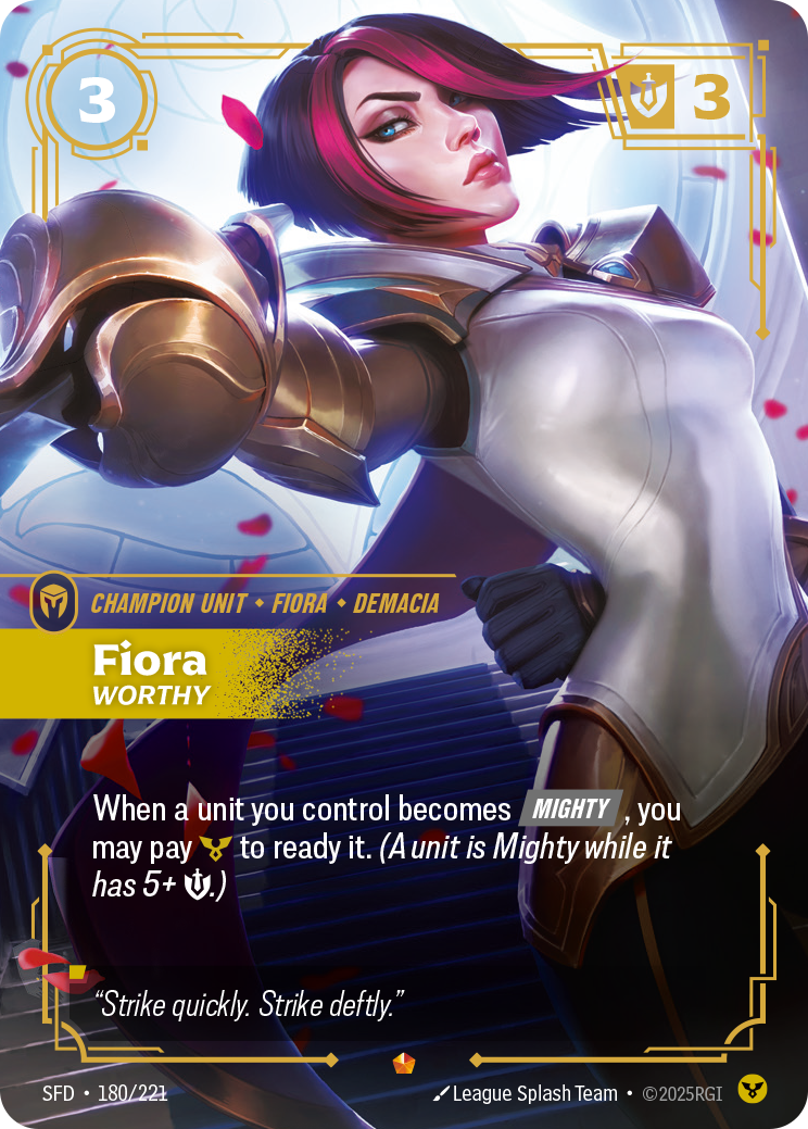 Riftbound Champion Unit: Fiora
