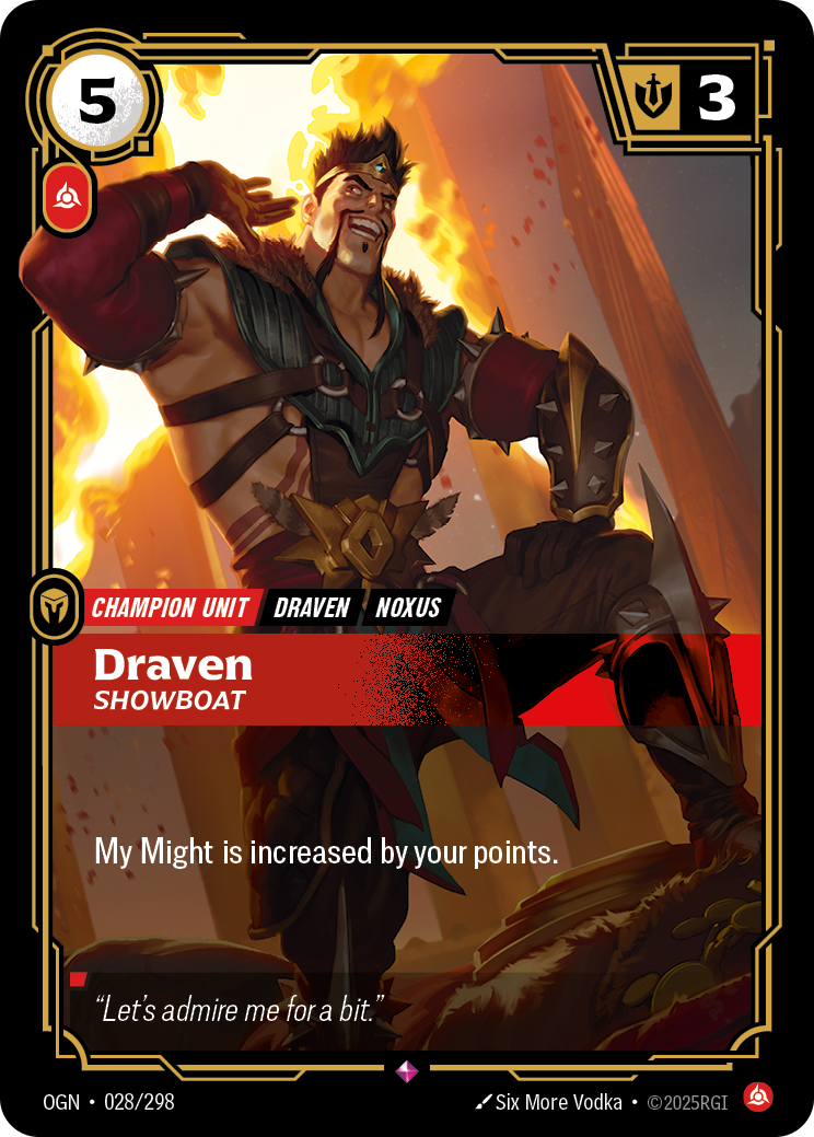 Riftbound Champion Unit: Draven