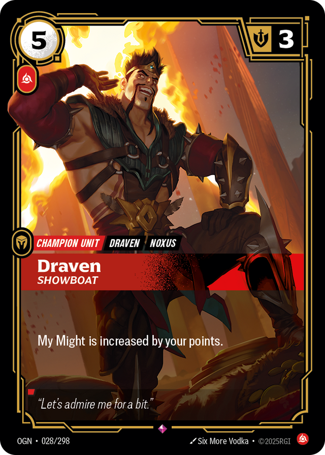 Riftbound Champion Unit: Draven