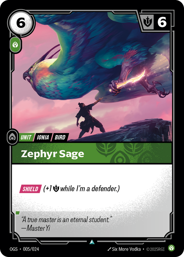 Riftbound Unit: Zephyr Sage