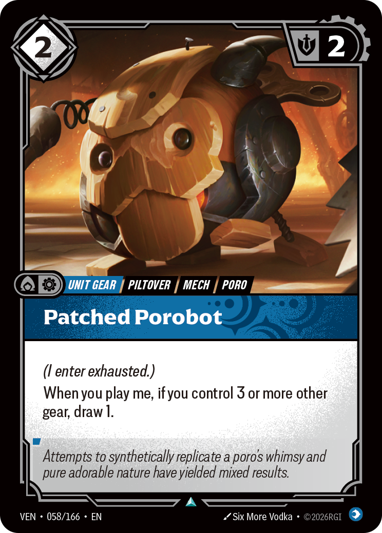 Riftbound Unit: Patched Porobot