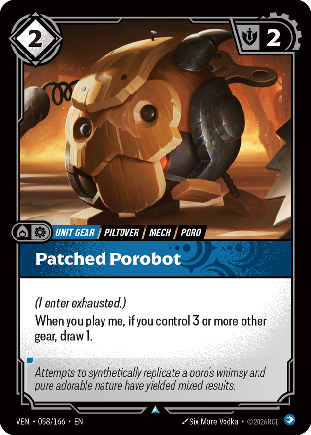 Riftbound Unit: Patched Porobot