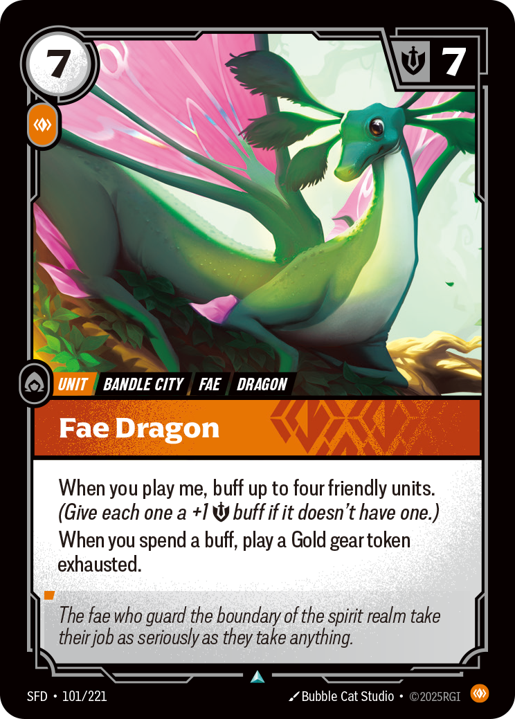 Riftbound Unit: Fae Dragon