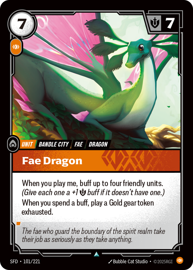 Riftbound Unit: Fae Dragon