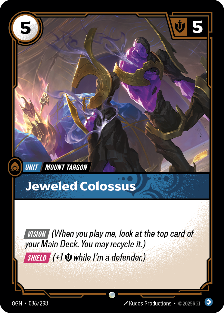 Riftbound Unit: Jeweled Colossus