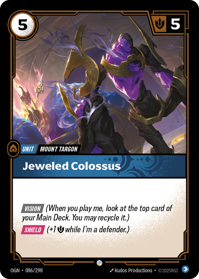 Riftbound Unit: Jeweled Colossus