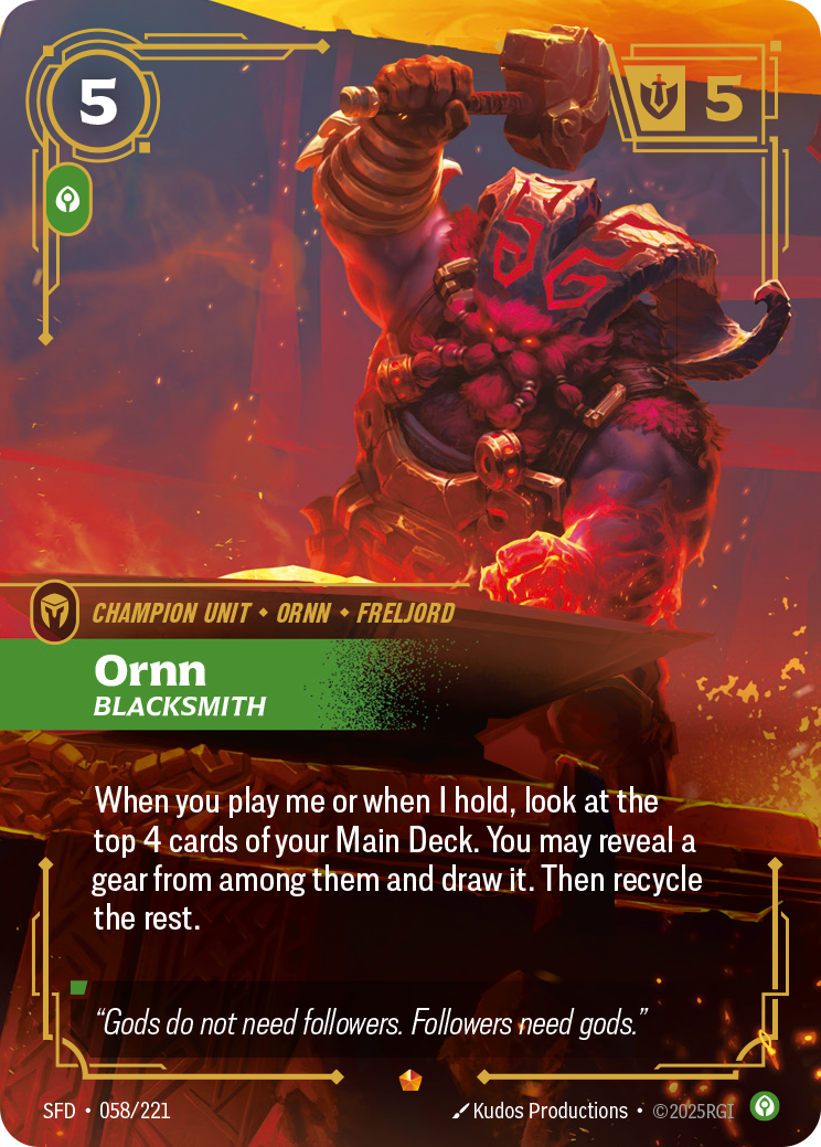 Riftbound Champion Unit: Ornn