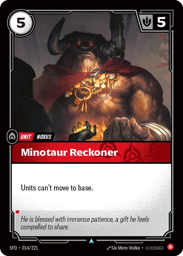 Riftbound Unit: Minotaur Reckoner