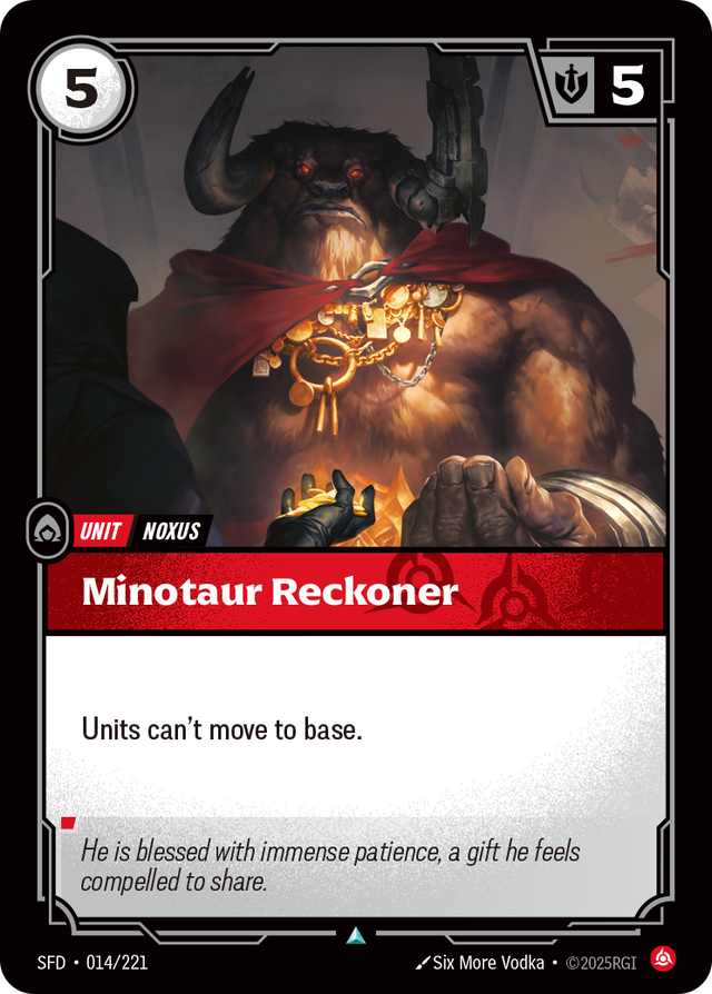 Riftbound Unit: Minotaur Reckoner
