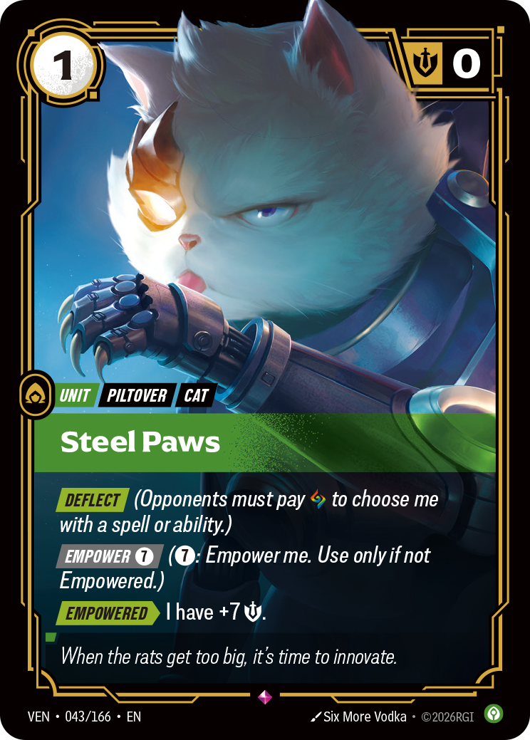 Riftbound Unit: Steel Paws