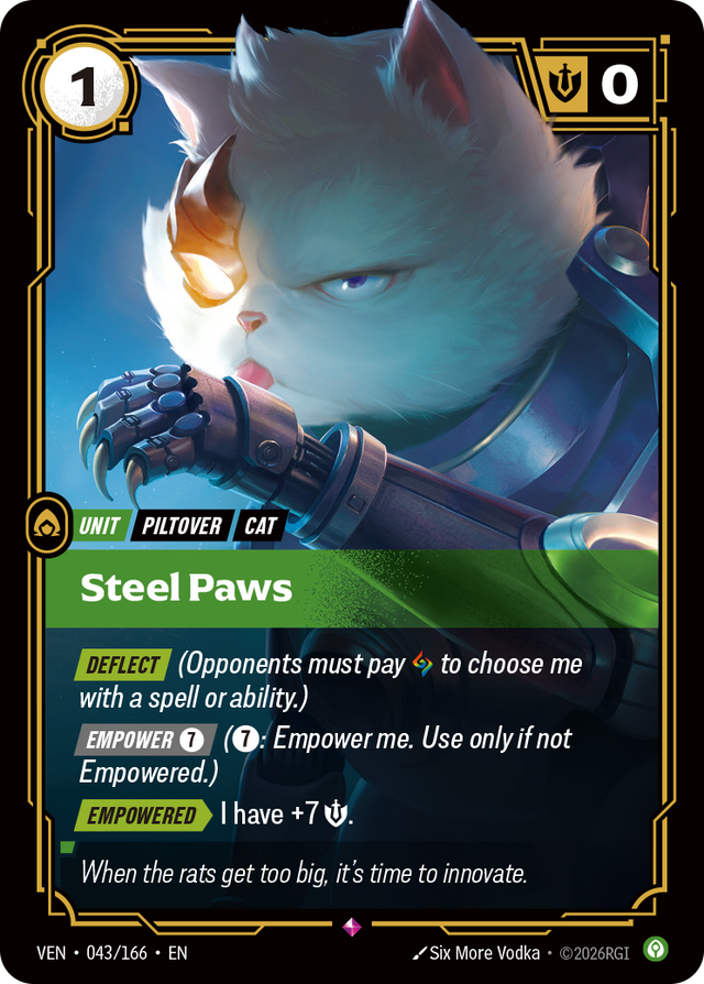 Riftbound Unit: Steel Paws