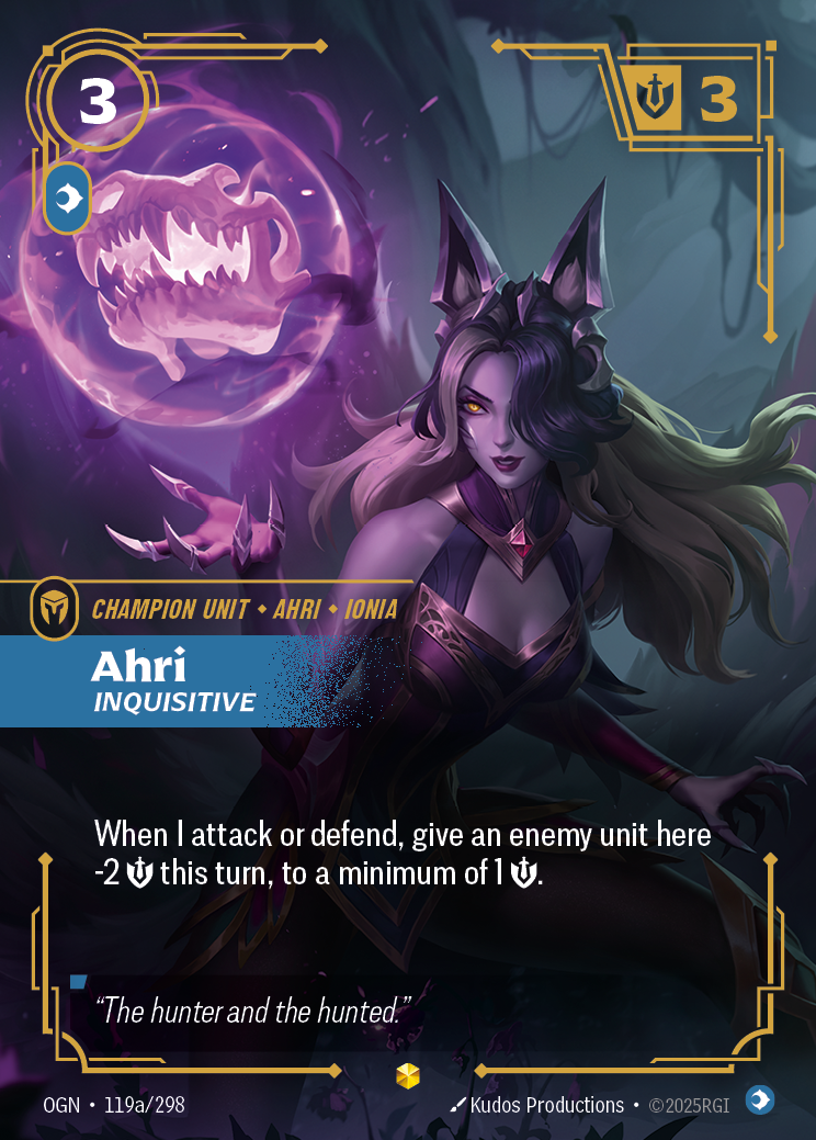 Riftbound Champion Unit: Ahri