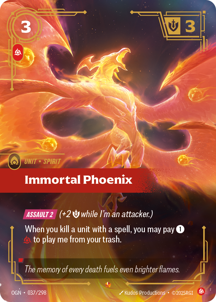 Riftbound Unit: Immortal Phoenix