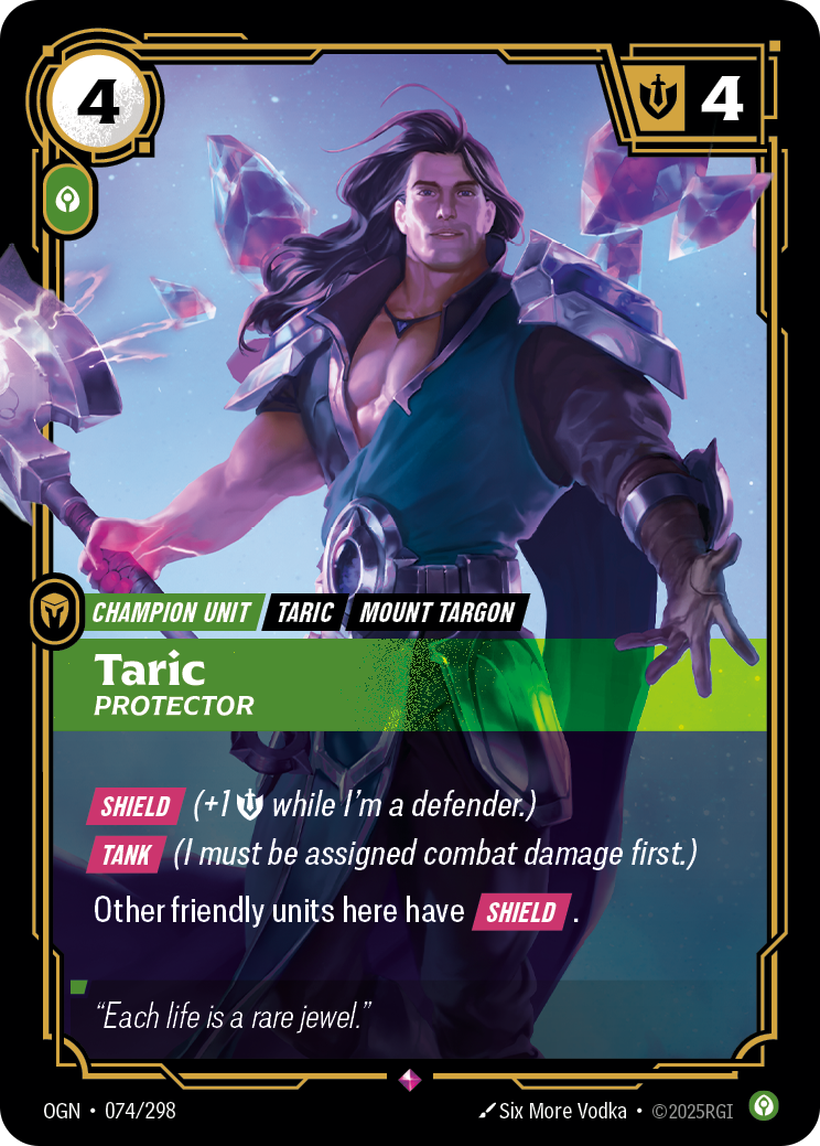 Riftbound Champion Unit: Taric