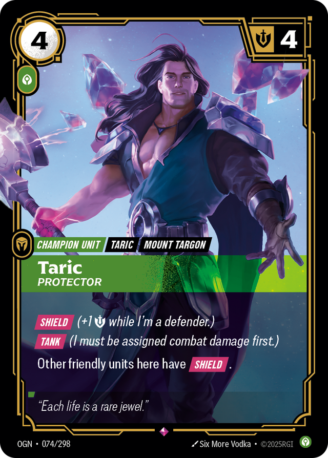 Riftbound Champion Unit: Taric