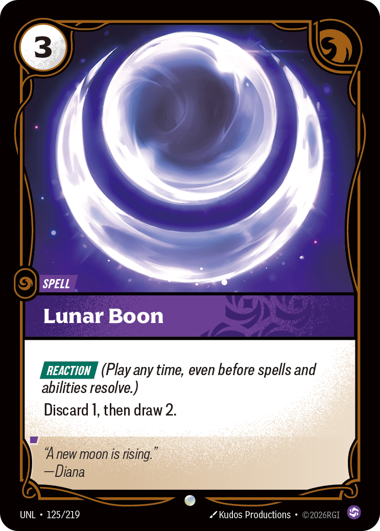 Riftbound Spell: Lunar Boon