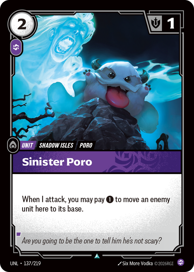 Riftbound Unit: Sinister Poro