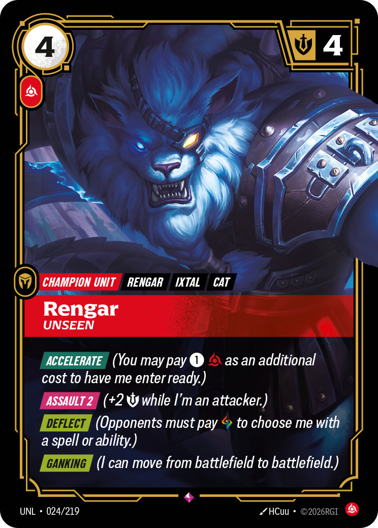 Riftbound Champion Unit: Rengar